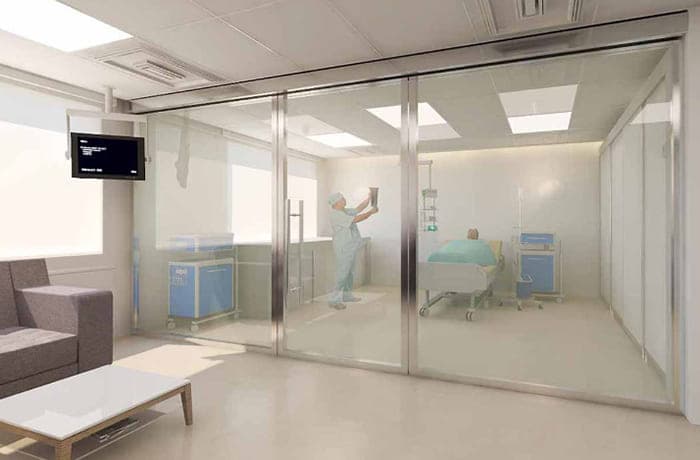 PDLC dimming film for hospital partition glass