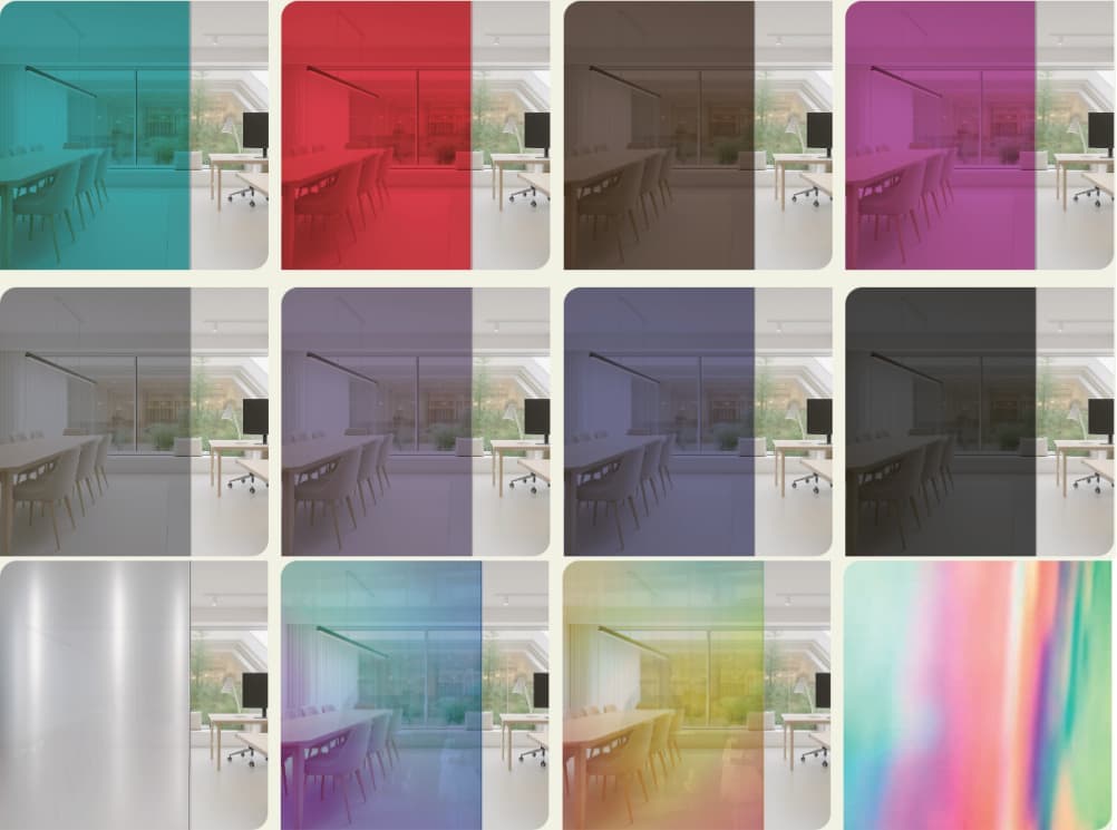 decorative glass film