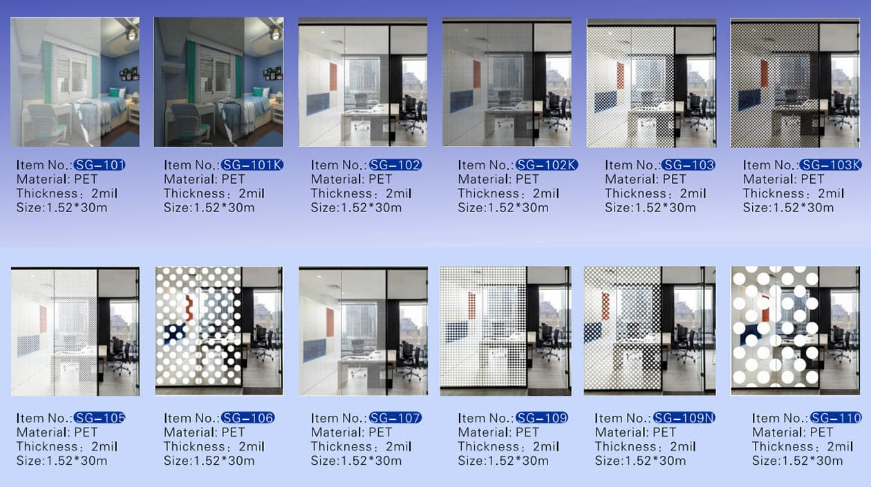 Adhesive Decorative Window Film