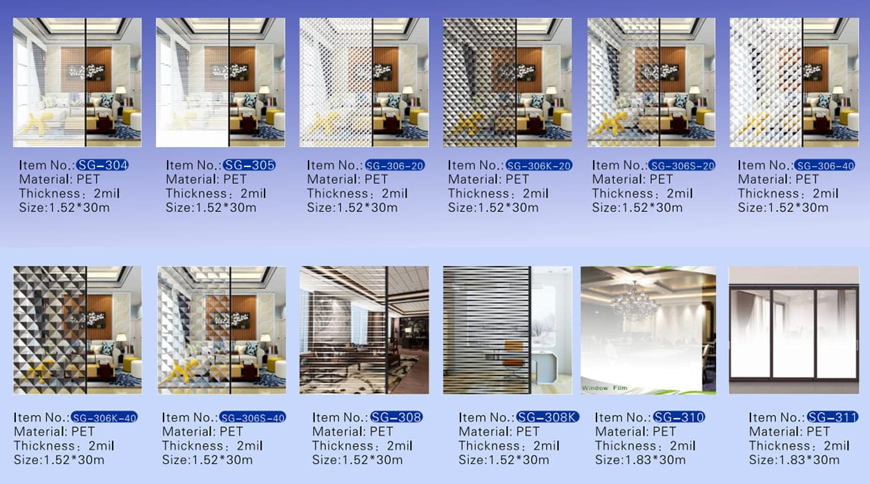 Adhesive Decorative Window Film